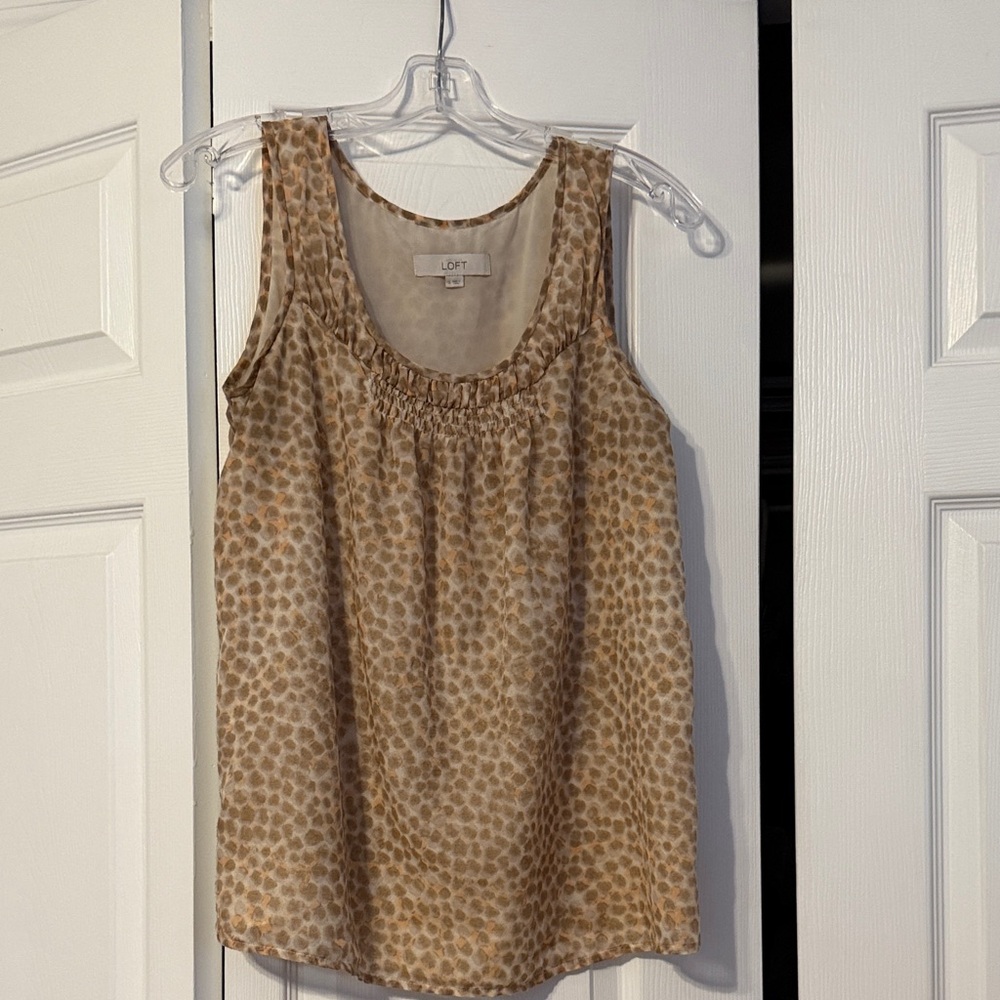 Loft sleeveless blouse